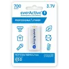 EVERACTIVE 16340 3.7V 700mAh Įkraunama Li-ion Baterija su Apsaugos Grandine (1 Vnt.)