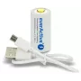 EVERACTIVE 16340 3.7V 700mAh Įkraunama Li-ion Baterija su Apsaugos Grandine (1 Vnt.)
