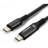 USB-C į USB-C laidas 2m 100W LCD galios indikacija everActive CBB-2PD5L