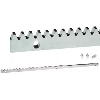 PSG Premium Gear Rack 60.051 vartų dantytas strypas stumdomiems vartams – 8 mm pagrindo plokštė, M4 modulis, 1 metras, cinkuotas plienas