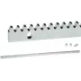 PSG Premium Gear Rack 60.051 vartų dantytas strypas stumdomiems vartams – 8 mm pagrindo plokštė, M4 modulis, 1 metras, cinkuotas plienas