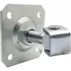 PSG Reguliuojamas Virinamas Vyris 61.019.01 su Montavimo Plokšte 100x100x4mm - M20 Sriegis (Cinkuota Akis)