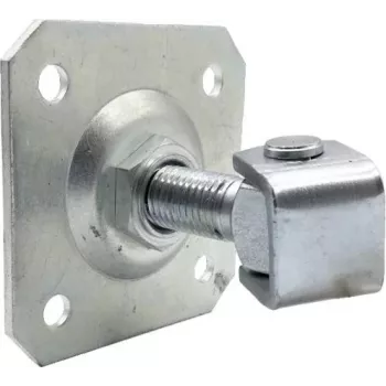 PSG Reguliuojamas Virinamas Vyris 61.019.01 su Montavimo Plokšte 100x100x4mm - M20 Sriegis (Cinkuota Akis)