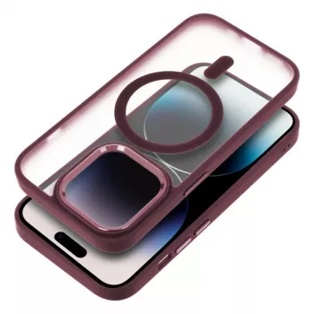 OEM Dėklas, skirtas iPhone 17 Pro Max, matinis, su MagSafe, raudonas