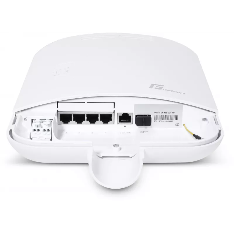 GETFORT GF-411-GUF-PO pramoninis lauko PoE jungiklis 4GE+1GE+1SFP IP65
