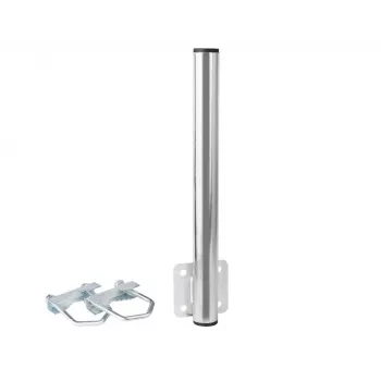 ROBSON C-400 Balcony Railing Mount for Satellite Dishes and Antennas, 400 mm Offset, Silver