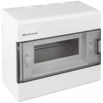 ELEKTRO-PLAST OPATÓWEK SRn-8 Modulinis skirstomasis skydelis 1x8, paviršinis montavimas (N+PE), IP40
