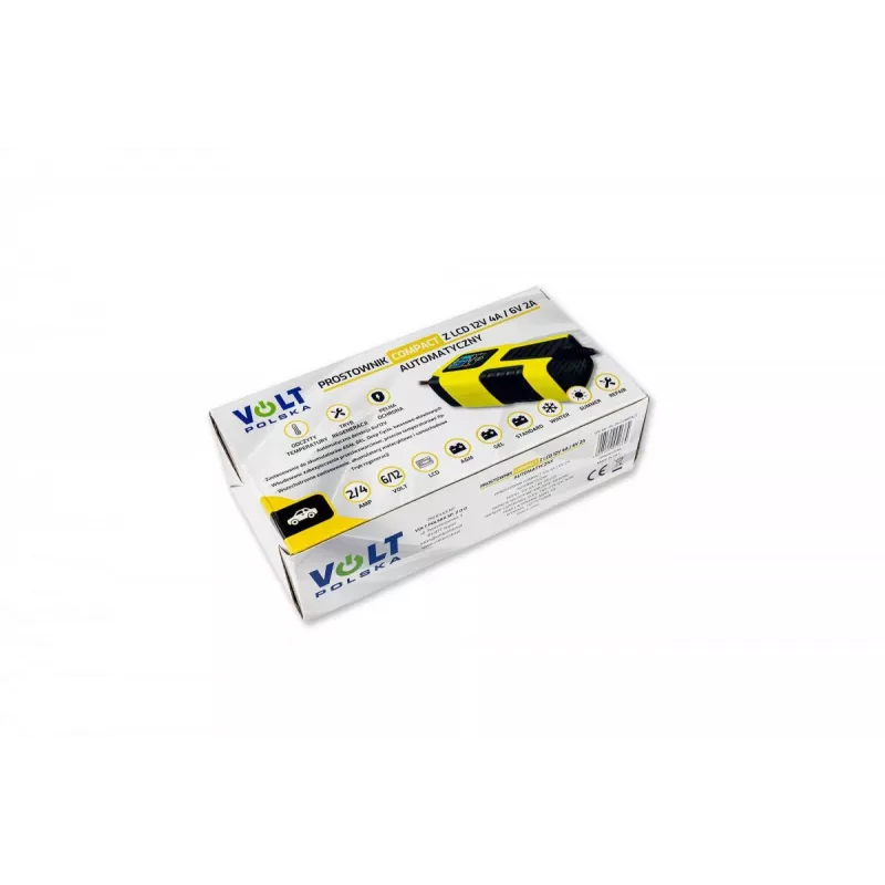 Volt Polska Automatinis akumuliatoriaus įkroviklis 12V 4A / 6V 2A LCD