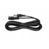 ESPE DC Power Extension Cable 5.0m 2x0.5mm² Braided DC Plug to DC Jack 2.1x5.5mm Black