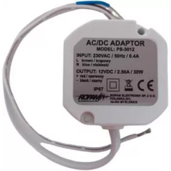 Ropam PS-3012 Įmontuojamas AC/DC maitinimo šaltinis 12V 2,5A 30W