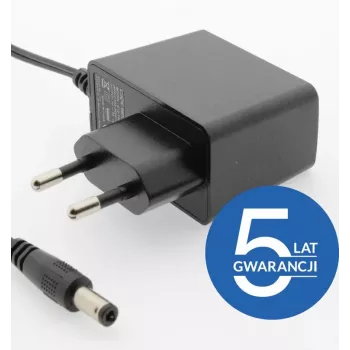 ESPE 12V 1.5A 18W maitinimo blokas su tiesiu DC kištuku 2,1x5,5 mm, 5 metų garantija