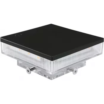 LED Įspėjamasis Žibintas Proxima SŁUPKOWA Gintarinė 12-230V AC/DC IP54