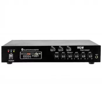 HQM HQM1060BT/S 60W PA stiprintuvas su Bluetooth, USB, SD, FM radiju