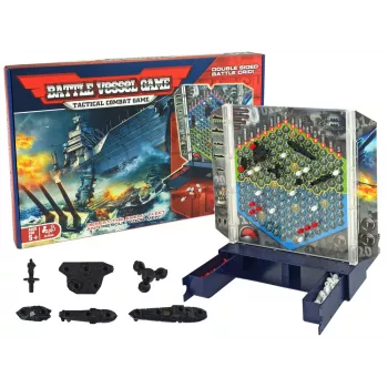 LEAN TOYS Strateginis žaidimas „Battleships at Sea“