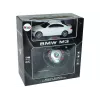 LEAN TOYS BMW M3 baltas 1:18 RC automobilis su vairo pultu, garsu ir šviesomis