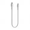 GREEN CELL PowerFlex USB-C į USB-C laidas 2m 100W PD Snow White