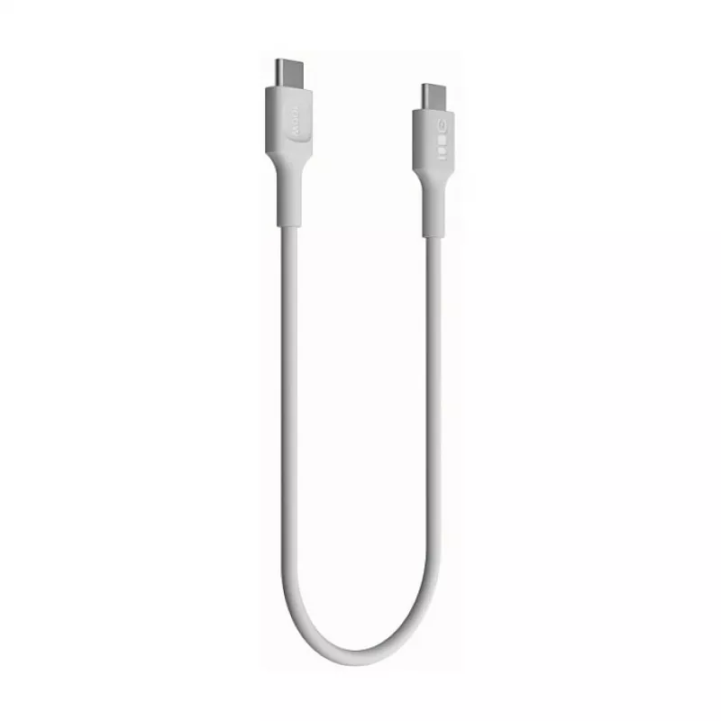 GREEN CELL PowerFlex USB-C į USB-C laidas 2m 100W PD Snow White