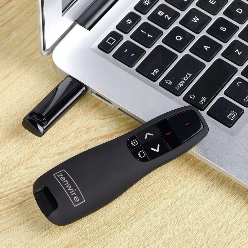 ZENWIRE S15 USB belaidis pristatymų lazerinis rodyklė