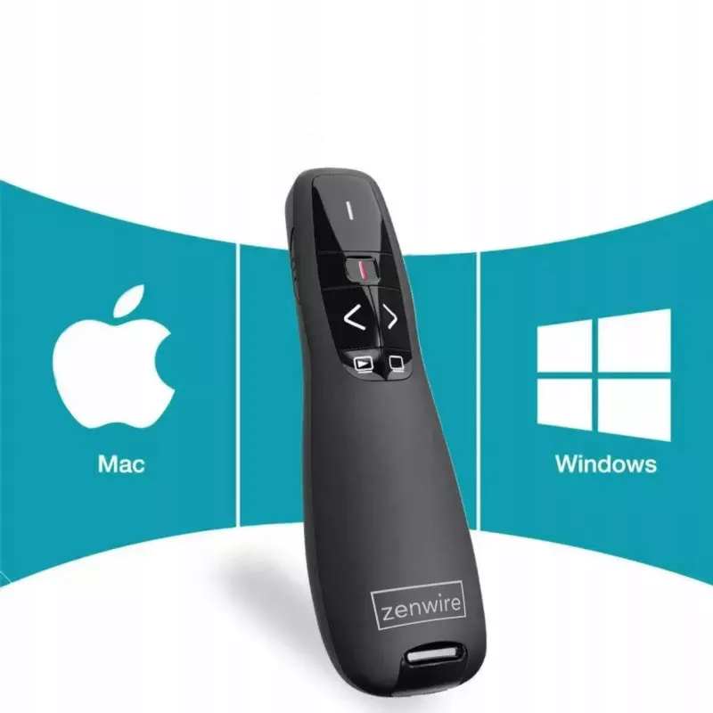 ZENWIRE S15 USB belaidis pristatymų lazerinis rodyklė
