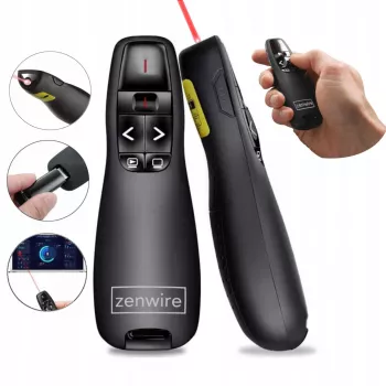 ZENWIRE S15 USB belaidis pristatymų lazerinis rodyklė