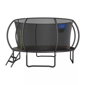 MERACH MR-2429B3 Trampolinas, 4,5 m (15 ft) Apvalus su Apsauginiu Tinklu, 150 kg Maks. Svoris, 96 Spyruoklės
