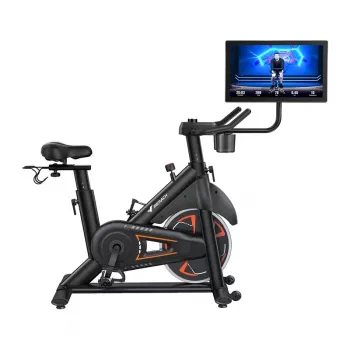 MERACH MR-S36B3 Treniruoklis - Magnetinis vertikalus dviratis su Bluetooth, LCD ekranu, diržine pavara, 6 kg smagračiu, maksimalus vartotojo svoris 120 kg