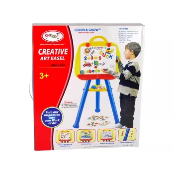 LEAN TOYS Stovimas Magnetinis Baltosios Lentos Magnetas 1200x900mm Dvipusis 360° Sukimasis