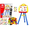 LEAN TOYS Stovimas Magnetinis Baltosios Lentos Magnetas 1200x900mm Dvipusis 360° Sukimasis