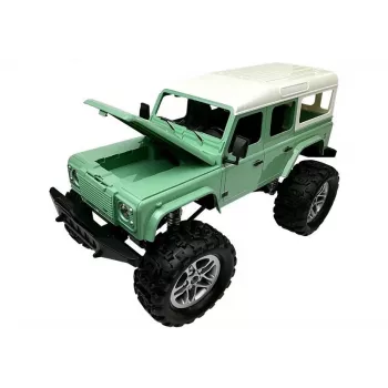 Double E valdomas automobilis Jeep R/C žalias 7.5 km/h 1:14 2.4G