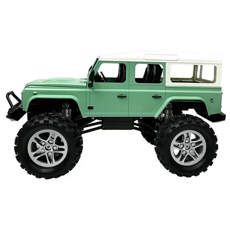 Double E valdomas automobilis Jeep R/C žalias 7.5 km/h 1:14 2.4G