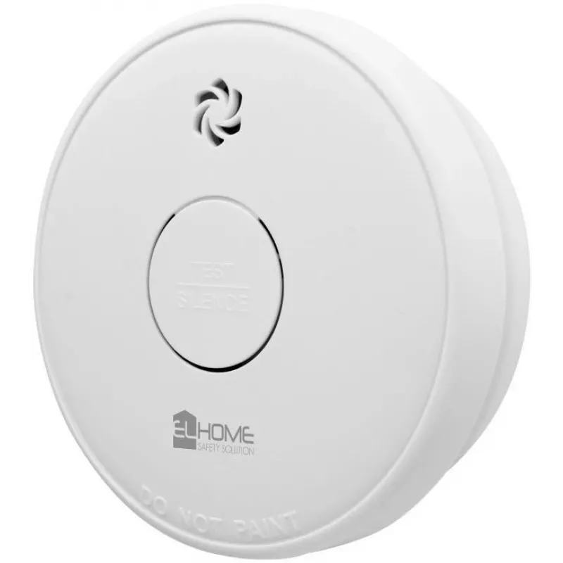 EL-HOME SD-87A2 Dūmų detektorius - Fotoelektrinis optinis jutiklis, 9V baterija, Baltas