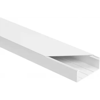 STASIŃSKI LS 90x40 Elektros instaliacijos kanalų rinkinys baltas 2m (8 vnt.)