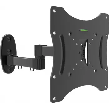 OPTICUM Flexi Twin Full-Motion TV sieninis laikiklis 17-42 colių ekranams, juodas, 25 kg talpa