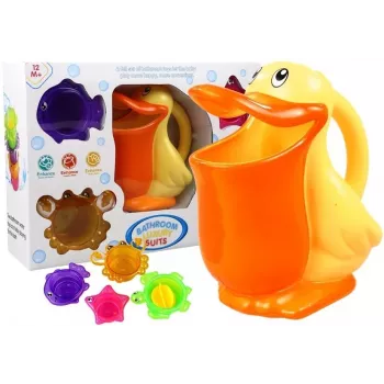 LEAN TOYS Pelikanas su Raštais Maudynėms
