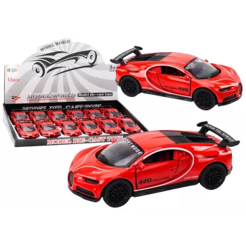 LEAN TOYS Automobilis Sportinis Automobilis 1:32 Friction Drive Raudonas