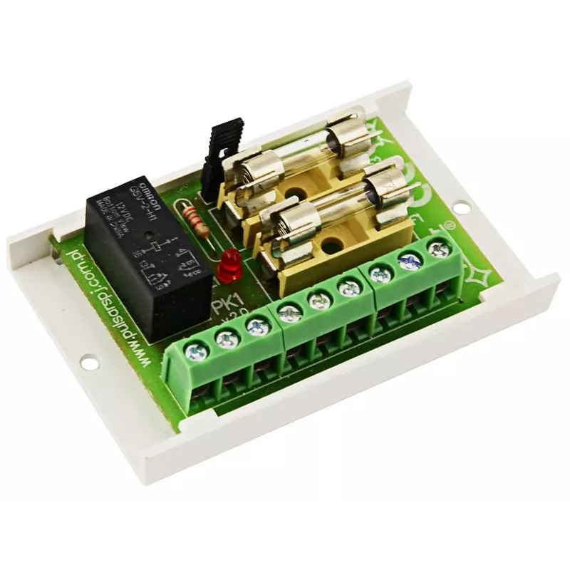 PULSAR AWZ513 Relės modulis SPDT 2A 10-30V DC bėgeliui DIN