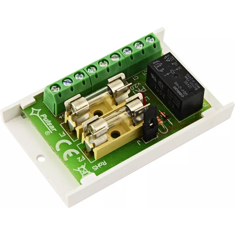PULSAR AWZ513 Relės modulis SPDT 2A 10-30V DC bėgeliui DIN