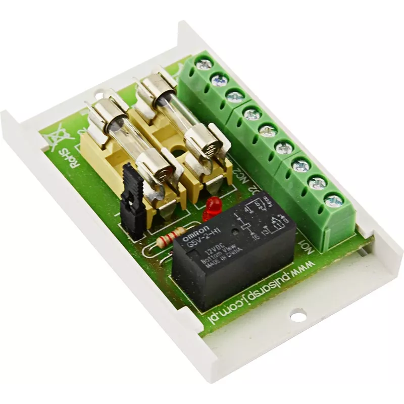 PULSAR AWZ513 Relės modulis SPDT 2A 10-30V DC bėgeliui DIN