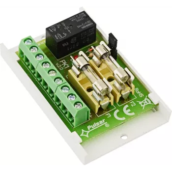 PULSAR AWZ513 Relės modulis SPDT 2A 10-30V DC bėgeliui DIN