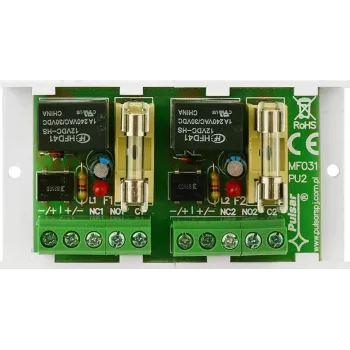 PULSAR AWZ512 Relė Modulis 2x SPDT 12V DC