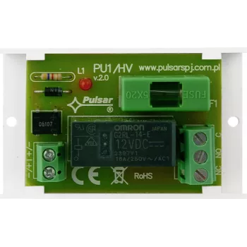 Pulsar AWZ514 Relė Modulis, 1x SPDT, 10-16V DC, 1A, Gnybtinės Jungtys