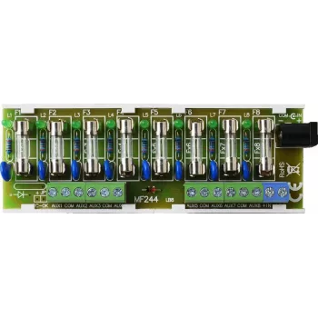 PULSAR AWZ580 8 kanalų saugiklių modulis 1A vienam kanalui 10-30V DC