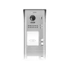 VIDOS DUO S1102A 2-jų šeimų vaizdo domofono stotelė, nerūdijantis plienas, Full HD, 2 laidai, juoda