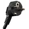 GETFORT LGF-06-Z 19 colių 1U 6 lizdų Schuko maitinimo paskirstymo blokas (PDU) - 1,8 m kabelis, 16 A, 230 V, juodas