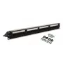 GETFORT PGF-5EUTP24-B4 Cat.5e UTP 24 prievadų skirstomasis skydas 1U 19 inch montavimui į stovą juodas