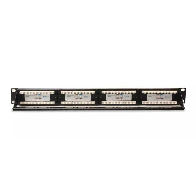 GETFORT PGF-6UTP24-B4 Patch Panel UTP Cat.6 24 Port 1U Juodas