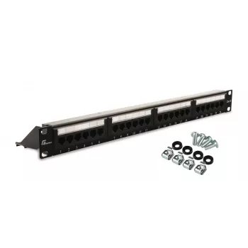GETFORT PGF-6UTP24-B4 Patch Panel UTP Cat.6 24 Port 1U Juodas