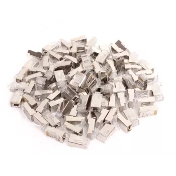 GETFORT RJ45 CAT.5e 8P8C Shielded Connector (100 vnt.)