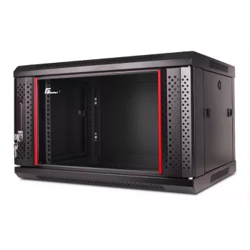 GETFORT CALI 19 inch 6U 600x600 Wall Mount Rack Cabinet Black