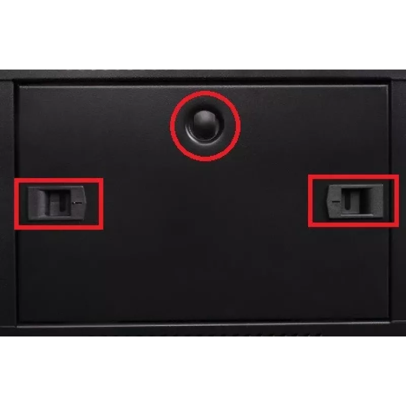 GETFORT CALI 19 Inch 15U Wall Mount Rack Cabinet 600x450 mm Black